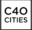 c40 cities in a black font on a white background